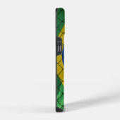 Ordem e Progresso Flag Brasilien iPhone Hülle (Rechte Seite)