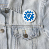 Orden der Harfe Argent-Knopf Button (Beispiel)