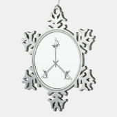 Orden der Verteidigung Schneeflocken Zinn-Ornament (Rechts)