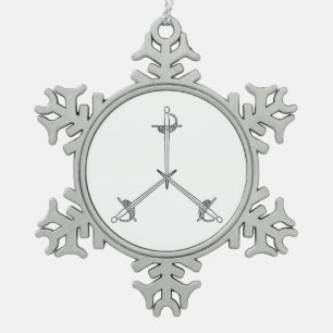 Orden der Verteidigung Schneeflocken Zinn-Ornament