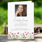 Orden der Wildblumen der Begräbnisfeierlichkeiten  Programm