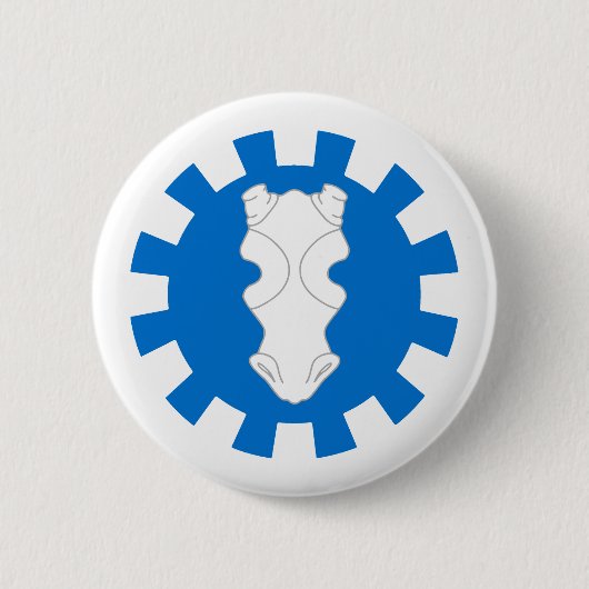 Orden des Chamfron von Caid Button (Vorderseite)