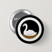 Orden des Cygnets Nest Knopf Button (Vorne & Hinten)