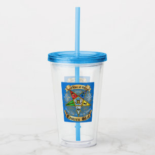 Orden des Eastern Star Acrylic Tumbler Acryltrinkbecher