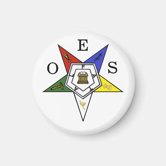 Orden des Eastern Star Emblem des Ordens Magnet (Vorne)