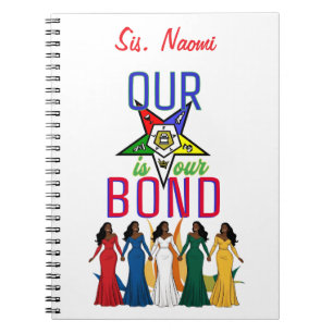 Orden des Eastern Star Journal Notizblock