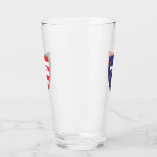 Orden des Heiligen Georg Bierglas Glas (Links)