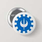 Orden des Knopfes des Krummschwerts Button (Vorne & Hinten)