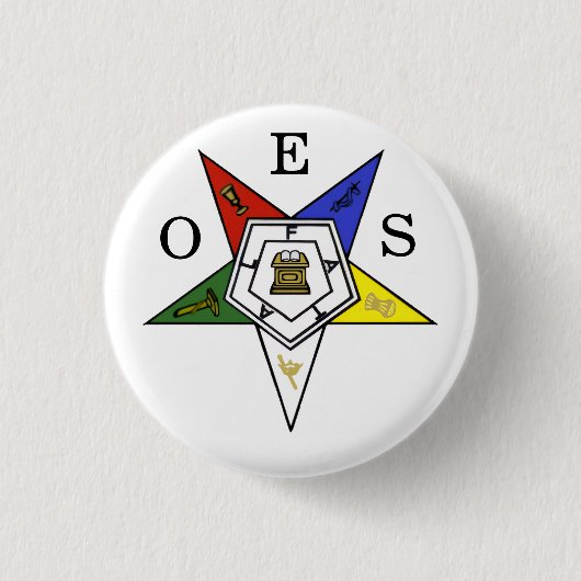 Orden des östlichen Sterns Emblem des Ordens Button (Vorderseite)