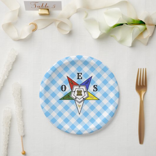 Orden des östlichen Sterns Emblem des Ordens Pappteller (Hochzeit)