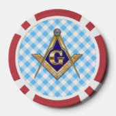 Orden des östlichen Sterns Pokerchips (Rückseite)