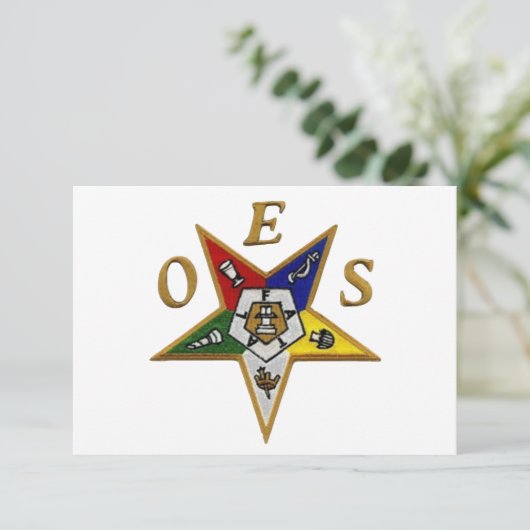 Orden des Oststerns Ankündigung (Stehend Vorderseite)