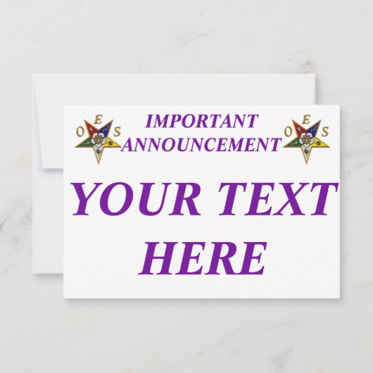 Orden des Oststerns Ankündigung (Rückseite)