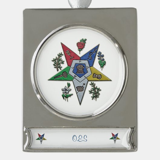 Orden des Oststerns Banner-Ornament Silber (Vorderseite)