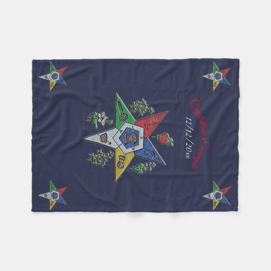 Orden des Oststerns Fleecedecke (Vorderseite (Horizontal))