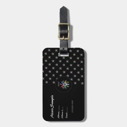 Orden des Oststerns Gepäckanhänger (Vorderseite vertikal)