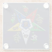 Orden des Oststerns Glasuntersetzer (Rückseite)