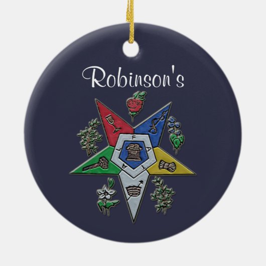 Orden des Oststerns Keramikornament (Hinten)