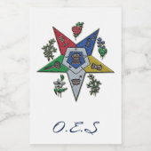 Orden des Oststerns Lebensmitteletikett (Einzelnes Label)