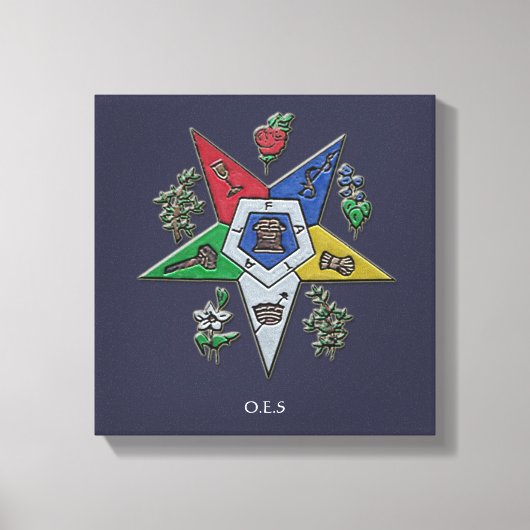 Orden des Oststerns Leinwanddruck (Vorderseite)