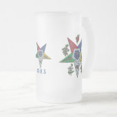 Orden des Oststerns Mattglas Bierglas (VorderseiteRechts)