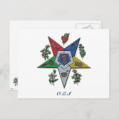 Orden des Oststerns Postkarte (Vorne/Hinten)