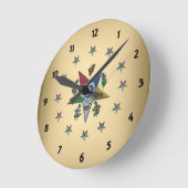 Orden des Oststerns Runde Wanduhr (Winkel)