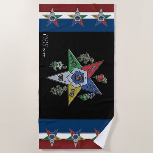 Orden des Oststerns Strandtuch (Vorderseite)