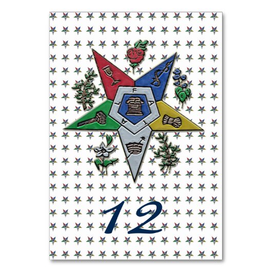 Orden des Oststerns Tischnummer (Vorderseite)