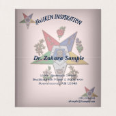 Orden des Oststerns Visitenkarten (Innenseite Aufgefaltet)