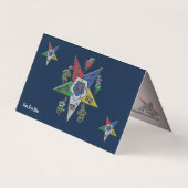 Orden des Oststerns Visitenkarten (Vorderseite)