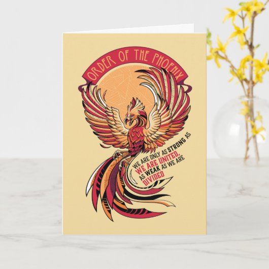 Orden des Phoenix-Häkchens Karte (Gelbe Blume)