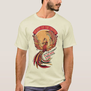 Ordenswappen des Phönix schraffiert T-Shirt