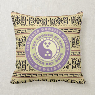 Ordentliches Dudeist Priest Throw PIllow Kissen