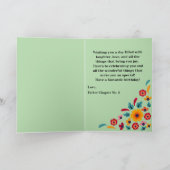 Order of Eastern Star Happy Birthday Card OES Dankeskarte (Innenseite)