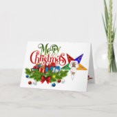 Order of Eastern Star Weihnachtskarte Karte (Vorderseite)