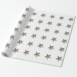 Order of Eastern Star Wrapping Paper for OES Gifts Geschenkpapier