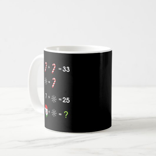 Order Of Operations Quiz Funny Math Teacher Christ Kaffeetasse (Vorderseite Links)