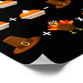 Order Of Operations Thanksgiving Quiz Funny Math T Poster (Ecke)