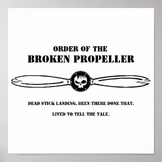 Order of the Broken Propeller Poster