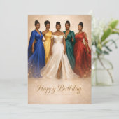 Order of the Eastern Star Birthday Card Einladung (Stehend Vorderseite)