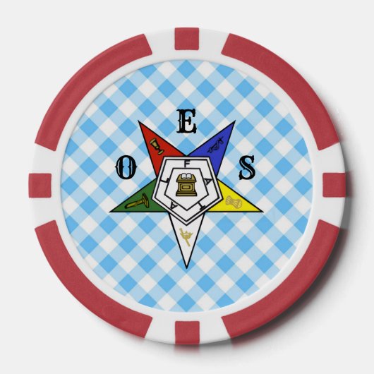 Order of the Eastern Star Pokerchips (Vorderseite)