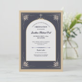 Ordination der Priestereinladung Einladung (Stehend Vorderseite)