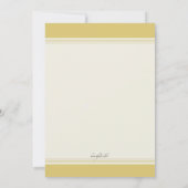 Ordination des Heiligen Chalice der Priestereinlad Einladung (Rückseite)