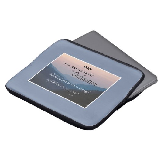 Ordination für das 5. Jubiläum Laptopschutzhülle (Vorne Oben)