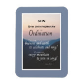 Ordination für das 5. Jubiläum Magnet (Vertikal)