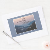 Ordination für das 5. Jubiläum Rechteckiger Aufkleber (Umschlag)