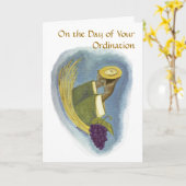Ordination für das Priestertum 01 Karte (Gelbe Blume)