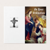 Ordination für die Priestertumskarte (Außenseite Aufgefaltet)