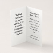 Ordination für die Priestertumskarte (Innenseite)